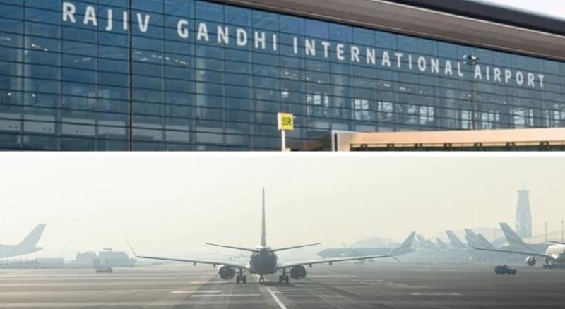 हैदराबाद एयरपोर्ट पर बम का खतरा, सुरक्षा कड़ी