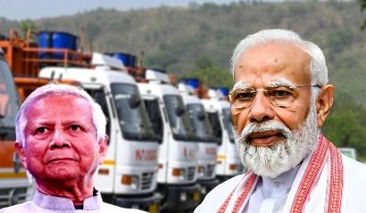 बांग्लादेशी गैस टैंकर्स का घेराव बांग्लादेशी गैस टैंकर्स का घेराव