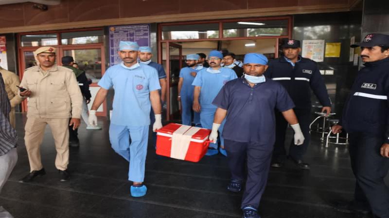 ब्रेन डेड श्रमिक ने तीन लोगों को दिया नया जीवन