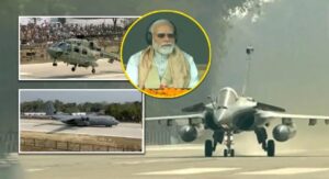 हाईवे की एयरस्ट्रिप पर उतरा नरेंद्र मोदी का विमान, ऐसा करने वाले पहले पीएम बने